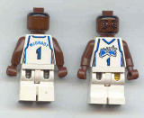 LEGO nba038 NBA Tracy McGrady, Orlando Magic #1 (White Uniform)